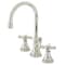 Kingston Brass KS2986ZX Millennium Widespread Bathroom Faucet W/ Brass Pop-Up, Nickel KS2986ZX - alternate 1